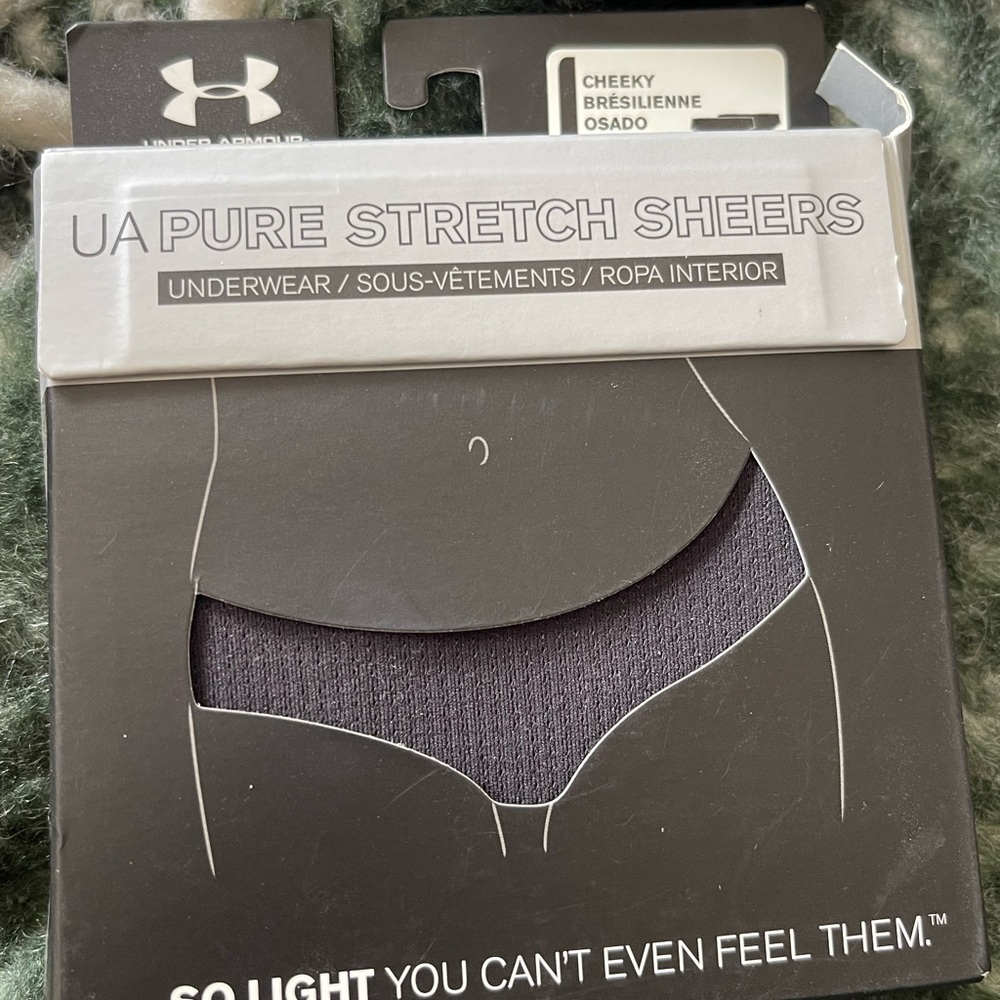 Under Armour Black Cheeky Underwear, OS